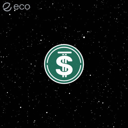 a green circle with a dollar sign in it