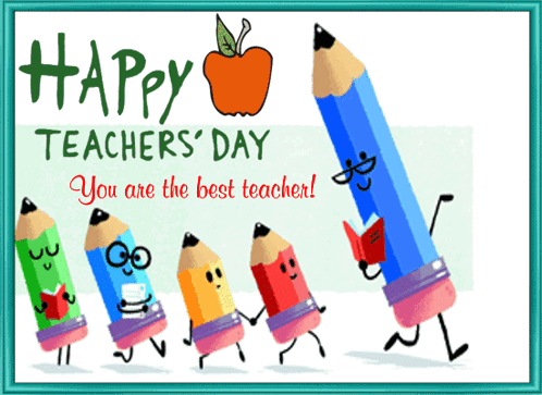 Happy Teacher'S Day Greetings GIF - Happy Teacher'S Day Greetings Education GIFs