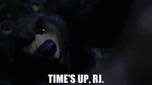 Over The Hedge Vincent GIF - Over The Hedge Vincent Times Up Rj GIFs