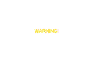 a red warning sign on a white background .
