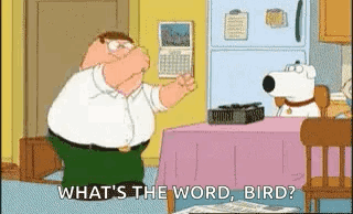 Bird Family Guy GIF - Bird Family Guy Bird Is The Word GIFs