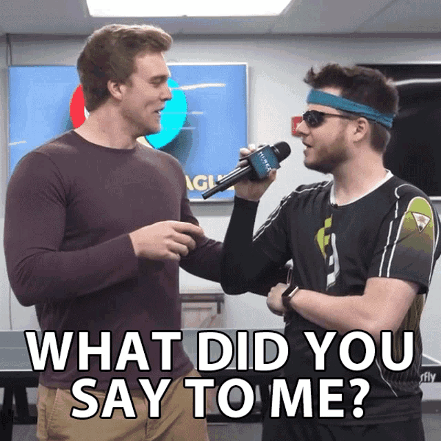 What Did You Say To Me Ryan Bailey GIF - What Did You Say To Me Ryan Bailey Dave Olson GIFs