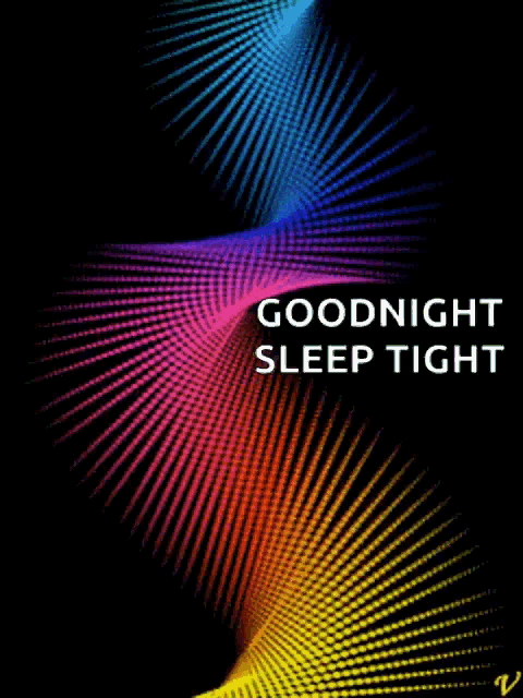 a poster that says goodnight sleep tight