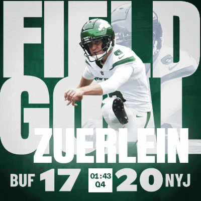 a poster for a football game between the jets and the giants