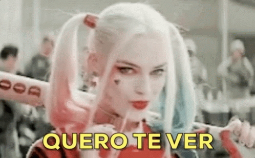 Harley Quinn / Quero Te Ver / Saudades / Paquera / Timidez / Sensualizando GIF - Harley Quinn Flirty I Want To See You GIFs