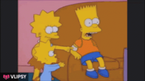 Ow Quit It GIF - Ow Quit It Bart Simpson GIFs