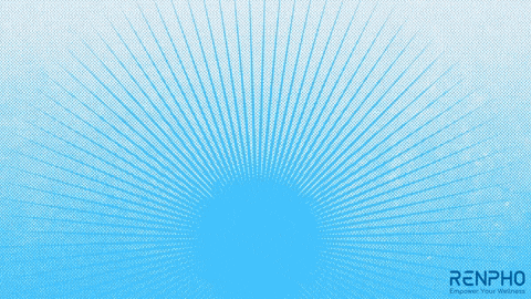 a blue background with the words smart living in black letters