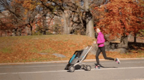 Mom Running GIF - Mom Running Automatic Stroller GIFs