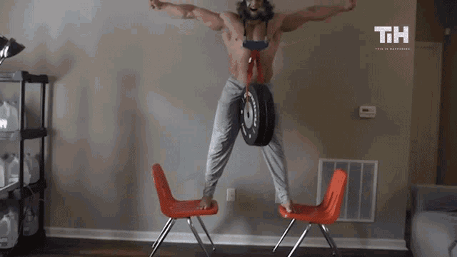 Split Weight Lifting GIF - Split Weight Lifting Extreme Exercising GIFs