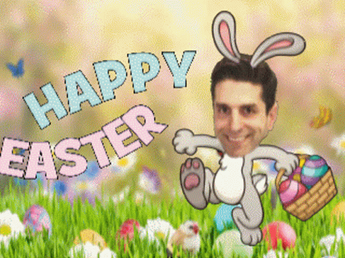 Walid2020 Easter Happy GIF - Walid2020 Easter Happy Bunny Eggs GIFs
