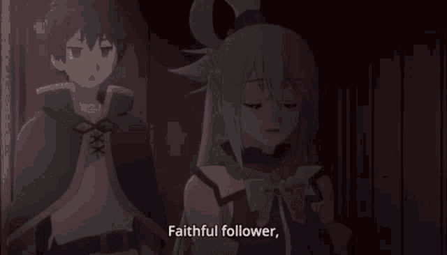Frauko Pads Her Chest Faithful Follower GIF - Frauko Pads Her Chest Faithful Follower Kono Subarashii Sekai Ni Shukufuku Wo GIFs