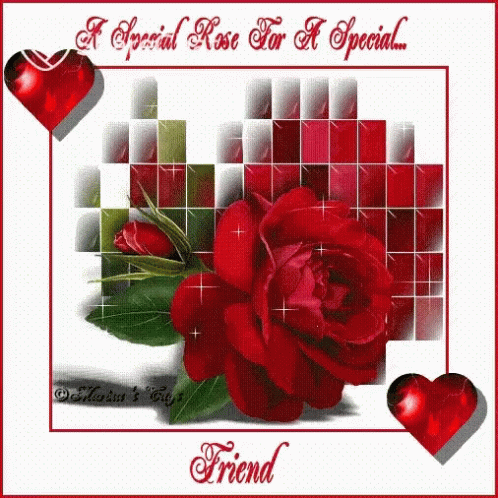 A Special Rose For S Pecial Friend दिल GIF - A Special Rose For S Pecial Friend दिल हार्ट GIFs