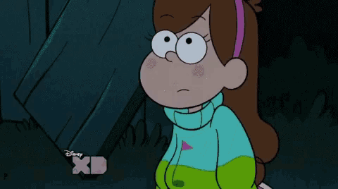 a cartoon character from disney xd is being held by a hand