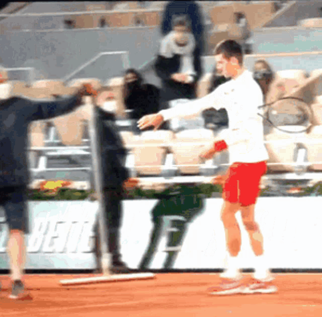 Novak Djokovic Tennis GIF - Novak Djokovic Tennis Roland Garros GIFs