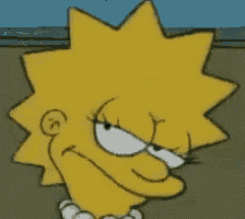 a close up of a cartoon character 's face with an angry expression .