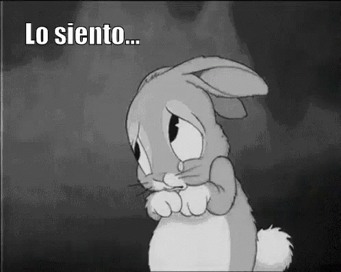 Sorry Bunny GIF - Sorry Bunny Cry GIFs