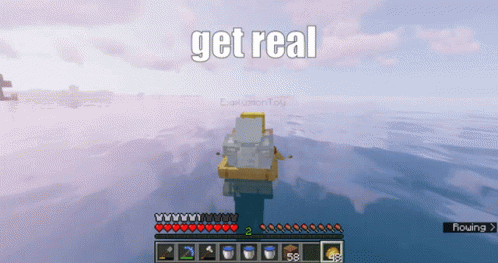 Get Real Get Real Meme GIF - Get Real Get Real Meme Minecraft GIFs