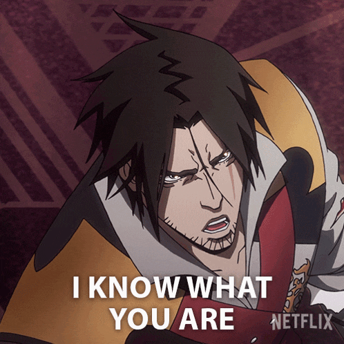 I Know What You Are Trevor Belmont GIF - I Know What You Are Trevor Belmont Richard Armitage GIFs