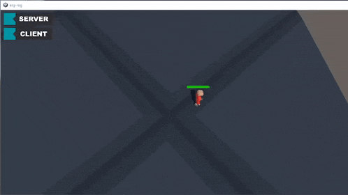 a screenshot of a video game with a person walking in the dark .