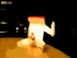 a live leak video of a cartoon character dancing on a table