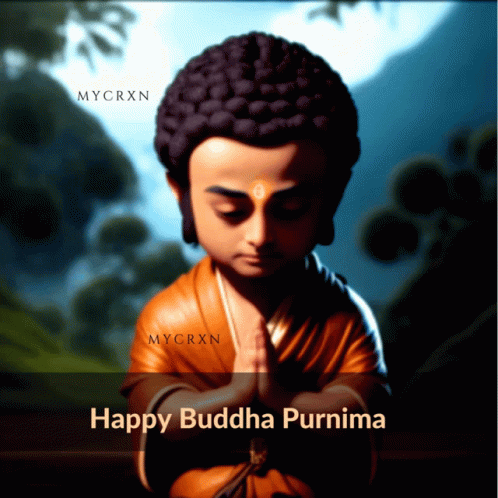 Mycrxn Happy Buddha Purnima GIF