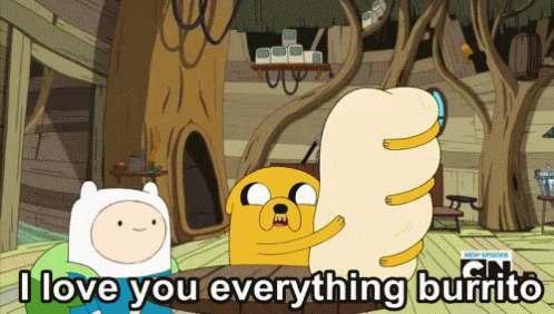 Romance GIF - Burrito Adventure Time Everything GIFs