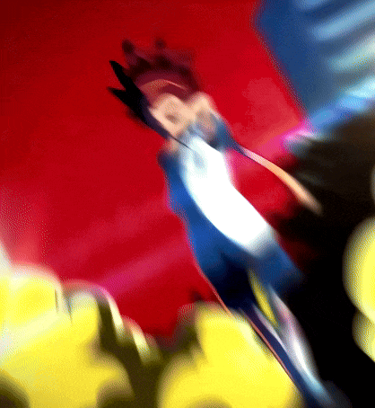 a blurry picture of a person with a sword