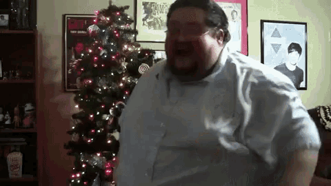 Fatman Rage GIF - Fatman Rage Christmas Tree GIFs