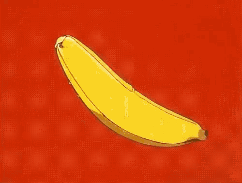 a cartoon illustration of a banana being peeled