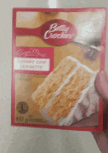 Betty Crocker Cherry Chip Cake Mix GIF - Betty Crocker Cherry Chip Cake Mix Cake Mix GIFs
