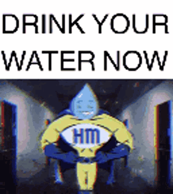 The Hydration Man Drink Your Water GIF - The Hydration Man Drink Your Water Hydration GIFs