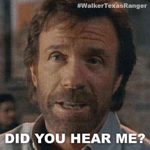 Did You Hear Me Cordell Walker GIF - Did You Hear Me Cordell Walker Walker Texas Ranger GIFs