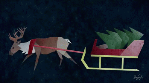 Reindeer Christmas GIF - Reindeer Christmas Sleigh GIFs