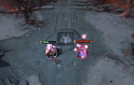 a screenshot of a video game with a purple glowing object in the middle of the screen that says channeling 1.0s