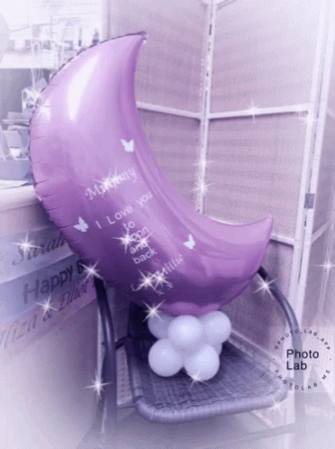 Balloons Birthday GIF - Balloons Birthday Moon GIFs