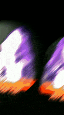 a purple and orange background with the number 3 in the middle