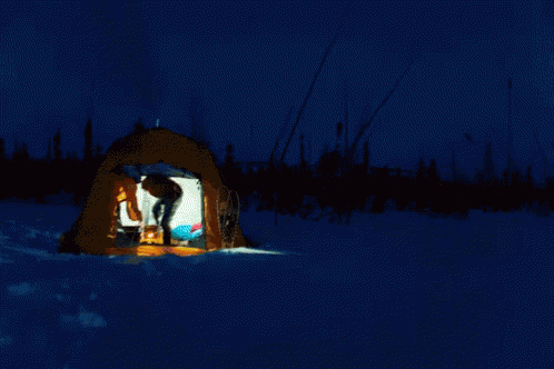 çadır GIF - Cadir Kamp Kar GIFs