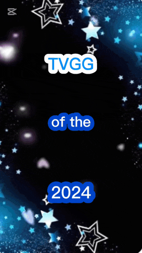 tvgg of the 2024 is displayed on a screen