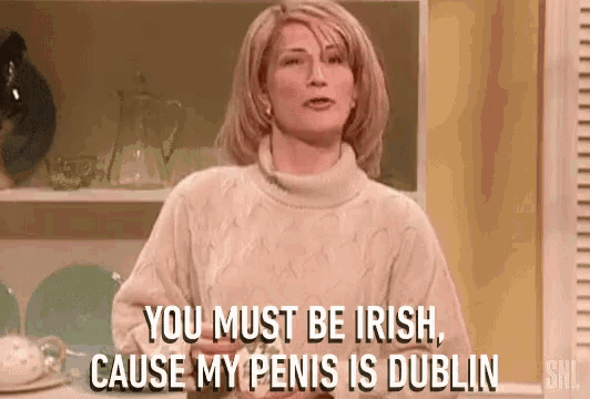 You Must Be Irish Doubling GIF - You Must Be Irish Doubling Dublin GIFs