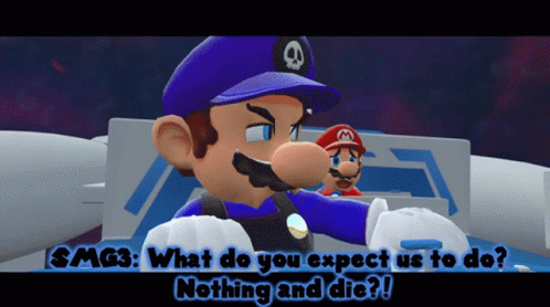 Smg4 Smg3 GIF - Smg4 Smg3 What Do You Expect Us To Do GIFs