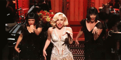 Lady Gaga Snl GIF - Lady Gaga Snl Applause GIFs
