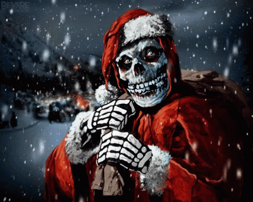 Santa Skeleton GIF - Santa Skeleton GIFs