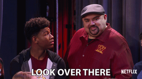 Look Over There Gabriel Iglesias GIF - Look Over There Gabriel Iglesias Gabe Iglesias GIFs