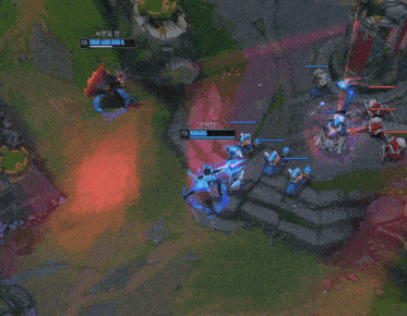 a screenshot of a league of legends game shows a player with the number 13 on his screen