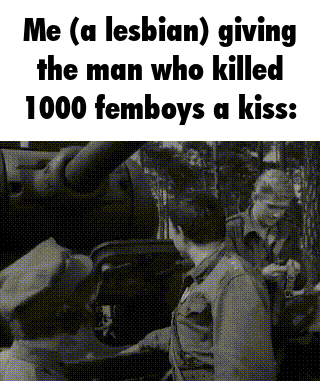 a black and white photo of a man giving a kiss to another man .
