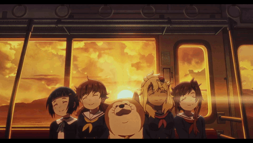 Gatan Goton Shuumatsu Train GIF - Gatan Goton Shuumatsu Train Anime GIFs