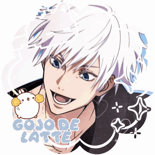 a picture of a man eating a corn on the cob with the words gojode latte written below him