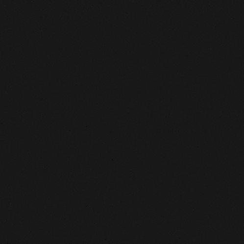 the letter q is written in white powder on a black background .