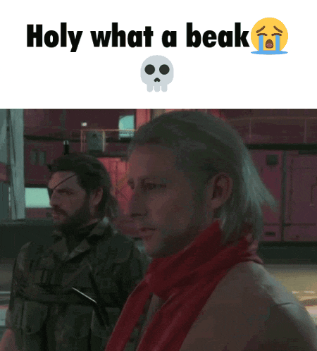 Holy What A Beak Revolver Ocelot GIF - Holy What A Beak Revolver Ocelot Ocelot GIFs