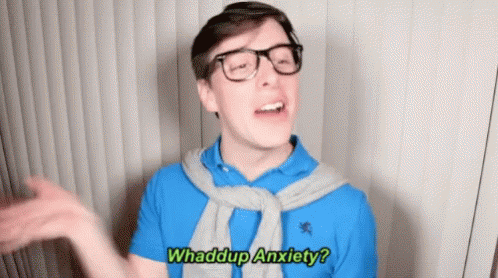 Wassup Anxiety GIF - Wassup Anxiety Patton GIFs